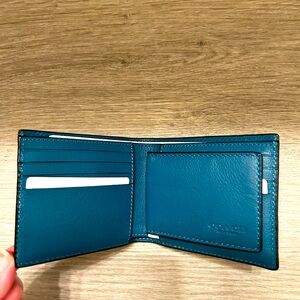 Coach Men’s Turquoise Wallet
